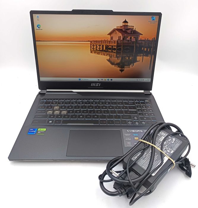 Laptop MSI Cyborg 15 i7-12650H RTX 4050 16GB 1TB 144Hz BARDZO ŁADNY + FV-marża