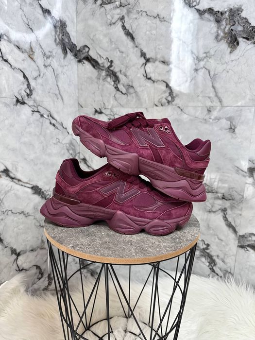 New Balance 9060 Burgundy жіночі кросівки ню беланс 9060 бордові