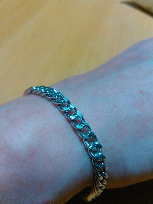 Браслет на руку цепочка под родирование-серебро 15,5.17,5.19,5.21,5.