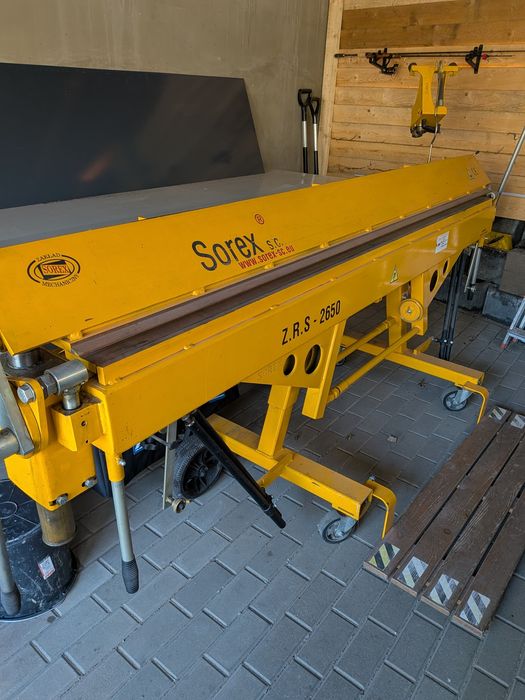 Zaginarka Sorex Z.R.S  2650 do blachy typ cieżki 1,5mm z osprzętem