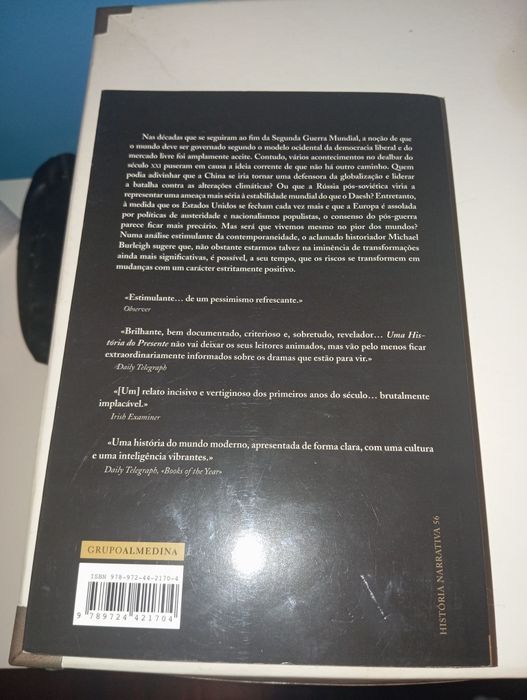 Livro Uma história do presente o melhor e o pior dos mundos