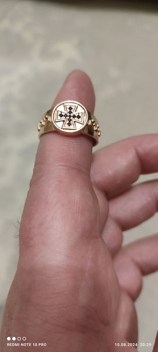 Печатка мужская 21 размер 585 проба 6,10гр18.000гр