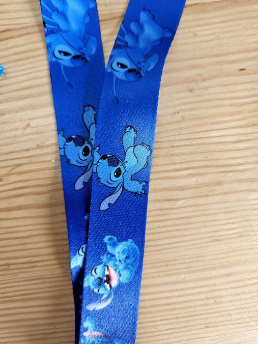 Zestaw Stitch worek i smycz do kluczy telefonu