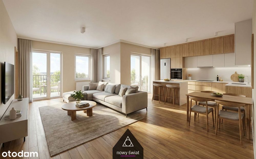 Nowe 88m2 | 4 pokoje, 2 balkony |metro Chrzanów|teraz oddane do użytku