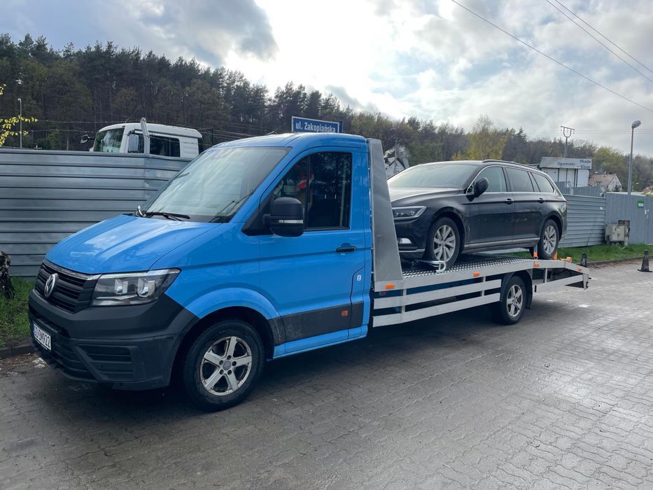 Wypożyczalnia Lawet Wynajem Laweta VW Crafter kat. B Autolaweta