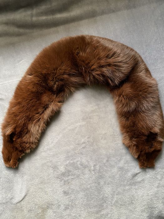 Czapka + kolnierzyk sztuczne furtro