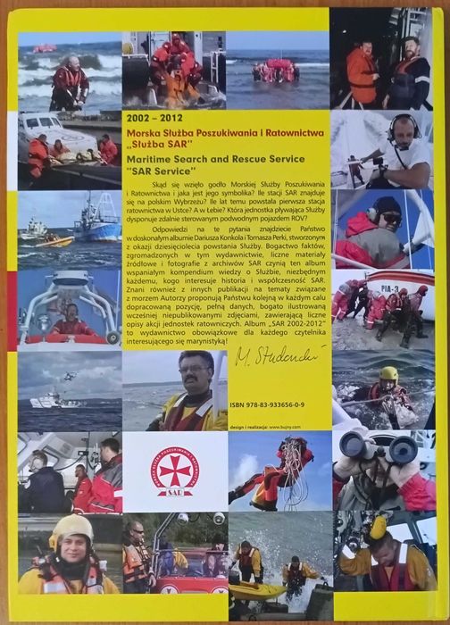 "Morska Służba Poszukiwania i Ratownictwa "Służba SAR" 2002 - 2012"