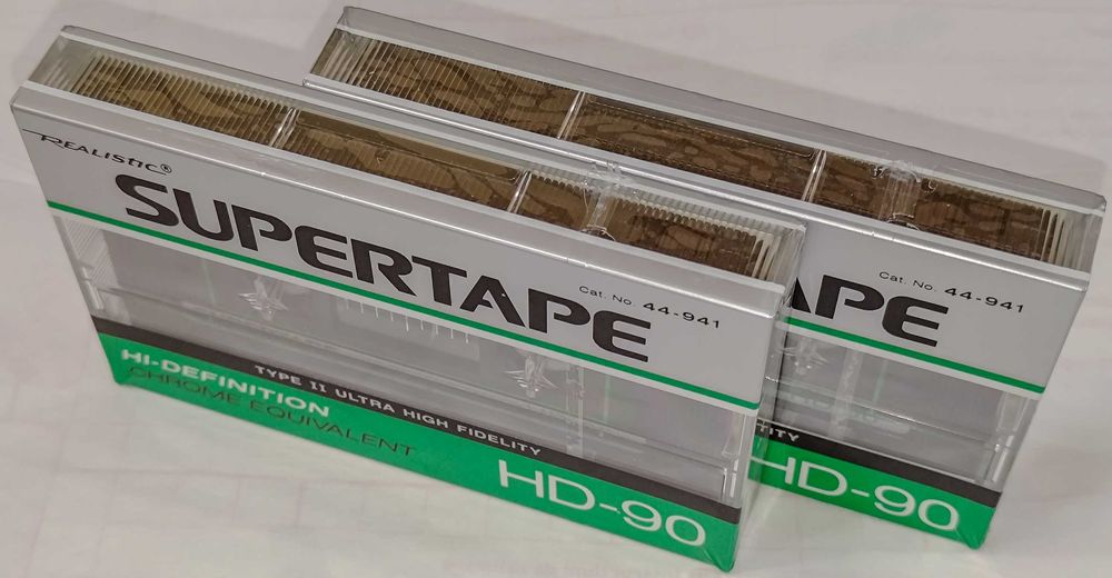 Аудіо касети Realistic HD-90 SUPERTAPE