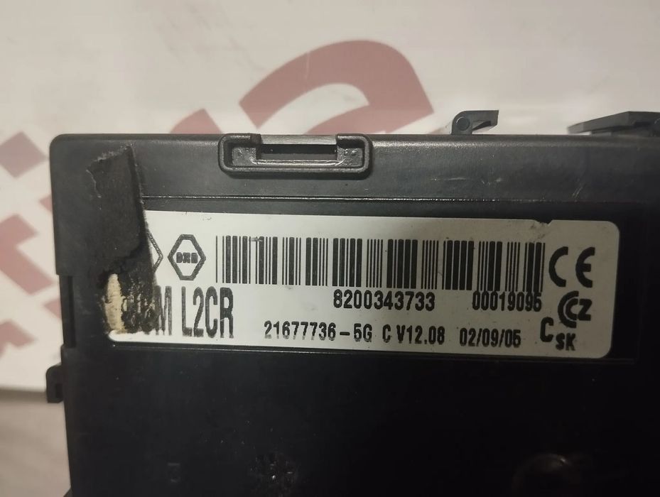 MODULO BCM RENAULT CLIO III REF. L2CR 21677736 8200343733