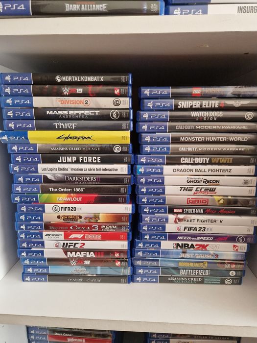 160 jogos de ps4 em ótimo estado