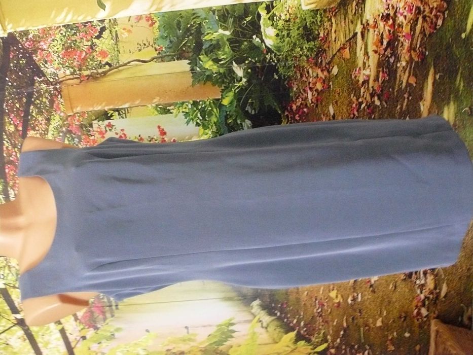 Carina kostium biznesowy komplet żakiet płaszczyk+ sukienka set 42 44