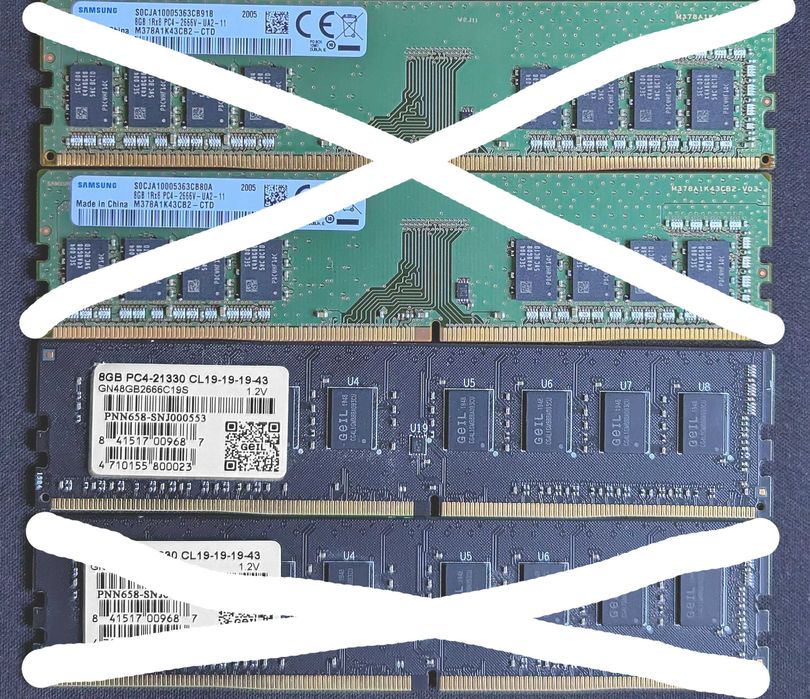 Оперативна пам'ять RAM DDR4 8GB 2666MHz для комп'ютера