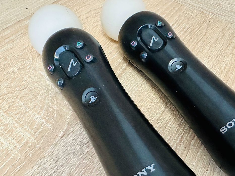 Kontrolery Sony PlayStation Move 2 szt. do PS3 PS4 Stan dobry Okazja!