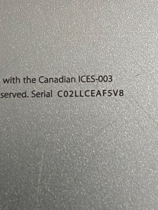 Laptop A1466 MacBook