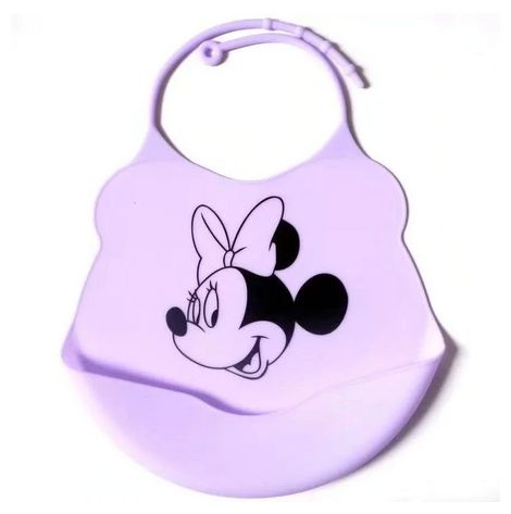 Babetes Silicone Bebé - Mickey, Minnie, Snoopy