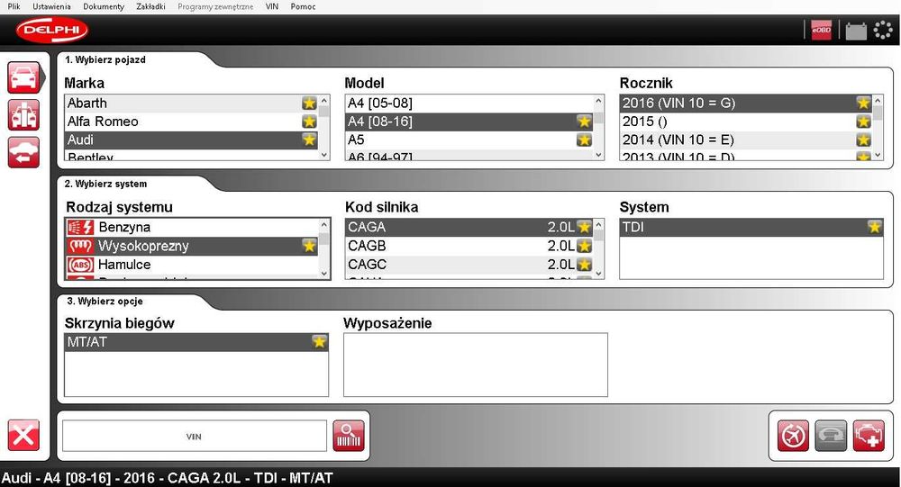 Nowy Interfejs, Tester Diagnostyczny DS150e, płyta V4.3 OBD2