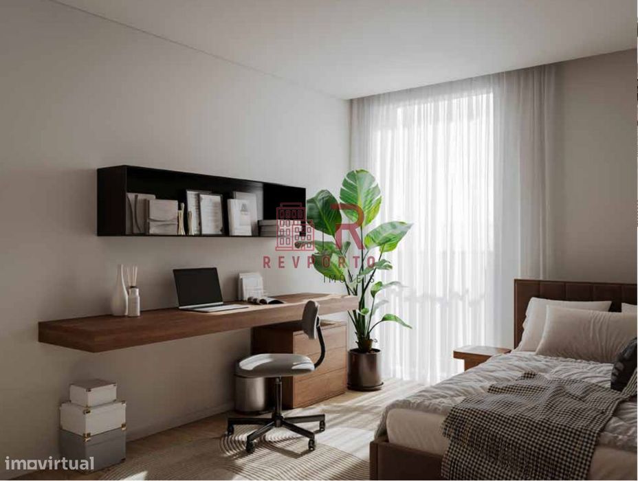 Apartamento T1  com varanda e garagem