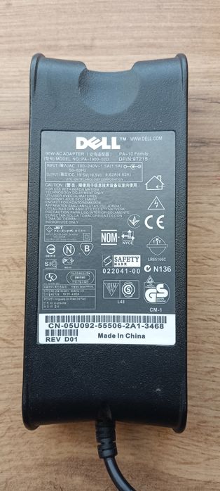 ЗУ к ноутбукам DELL. Блок живлення PA-1900-02D, output 19,5V