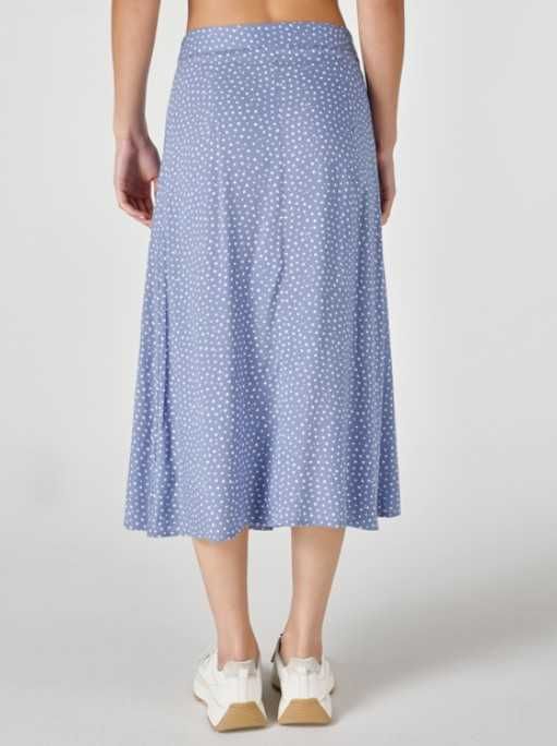 Спідниця міді пряма Colin's Blue на гудзиках біла 36-38