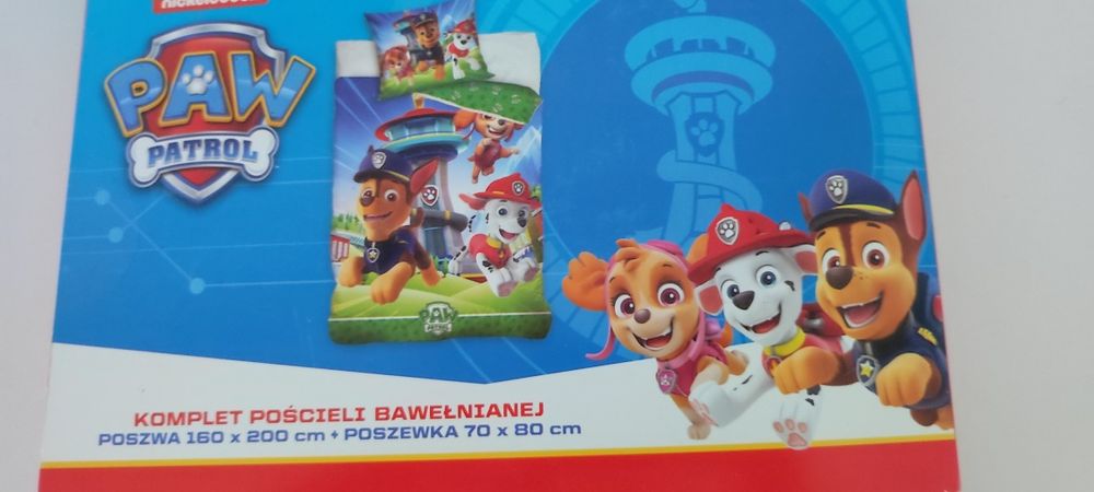 Nowy komplet pościeli psi patrol