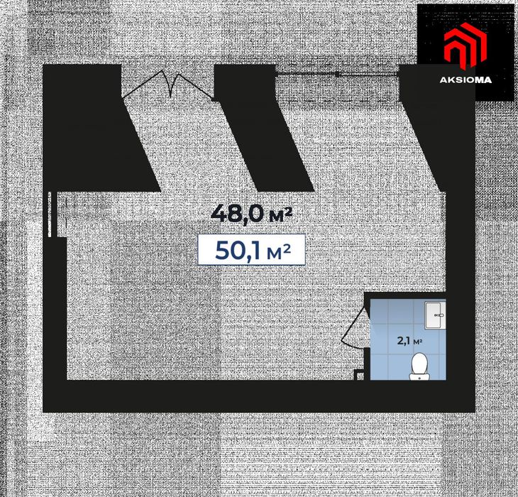 Продаж комерційного приміщення 50м2