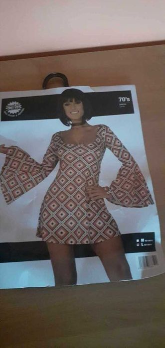 Strój sukienka lat 70
