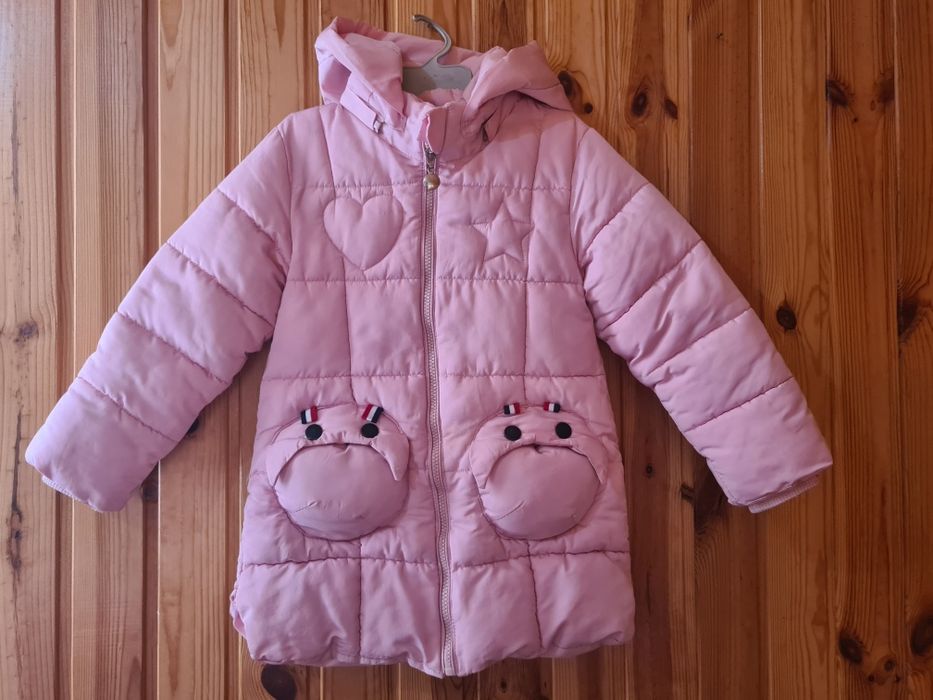 Куртка зимова для дівчинки 110-116 см