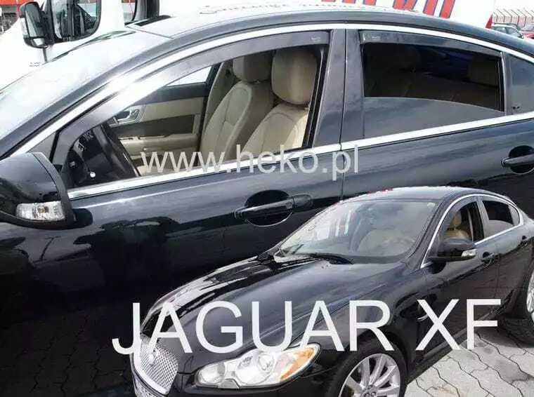 Ветровики HEKO для JAGUAR XF 2007+ / 2015+ — вставные новые 4шт