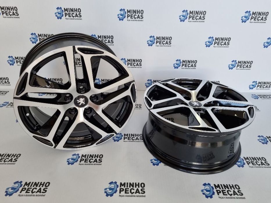 Jantes Peugeot 308 em 16 Black (5x108)