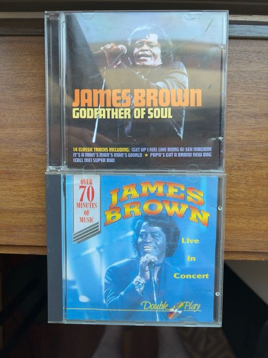 2 CDs James Brown – Godfather of Soul + Live in Concert | Excelente Estado | 7,99 €