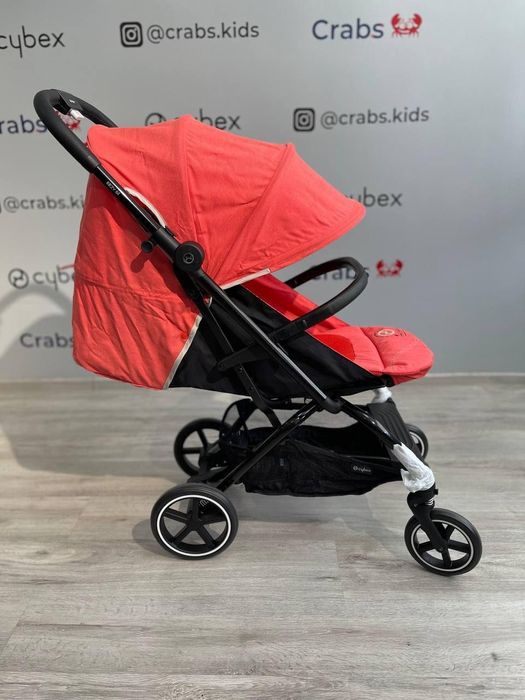 Прогулянкова коляска Cybex Eezy S+2 Hibiscus +ориг підстаканник, сумка