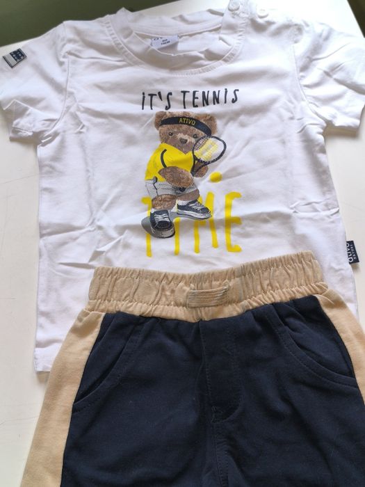 Conjunto calção e t-shirt - Ativo - 6M