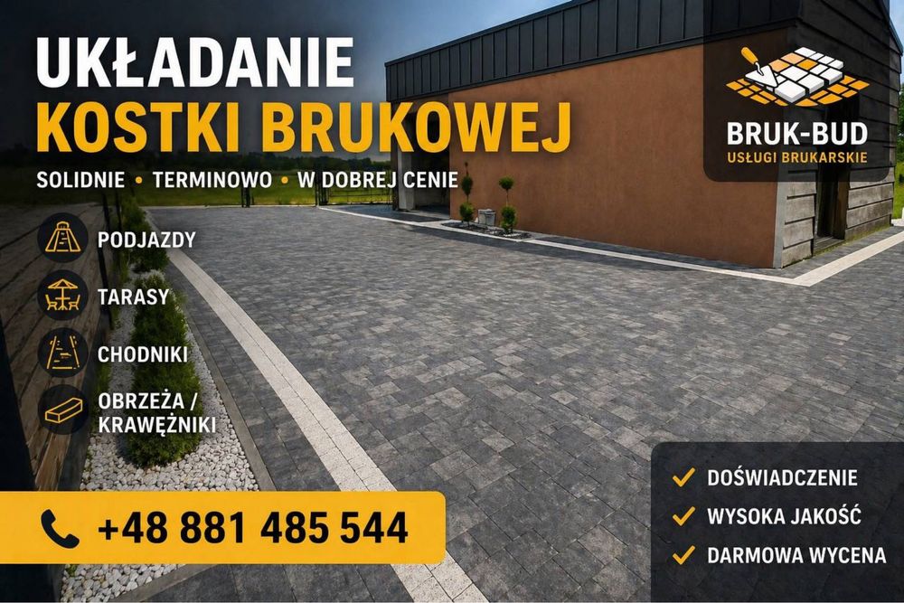 Układanie kostki brukowej