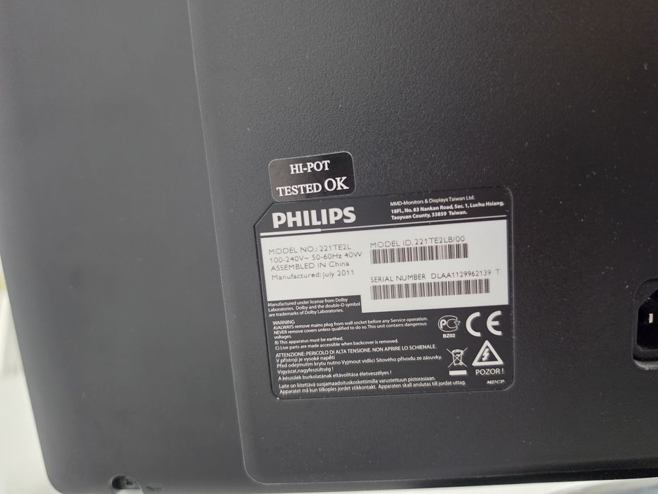 Telewizor Philips 221TE2L monitor LED