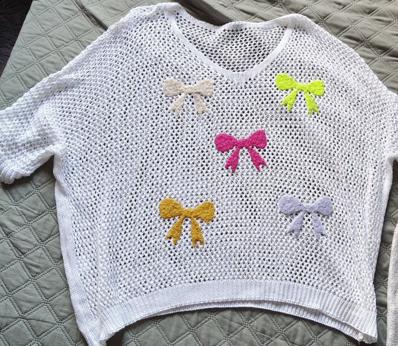 Nowa bluzka siatka oversize