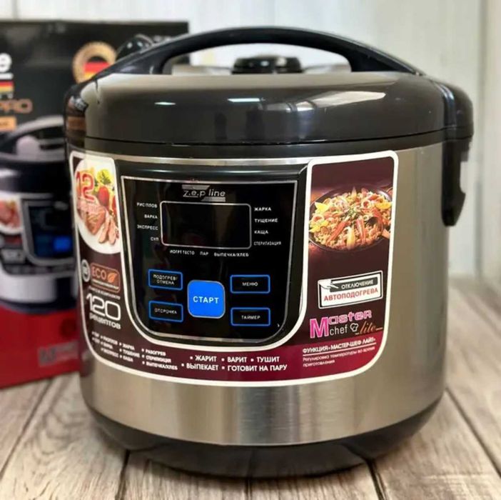 Мультиварка Zepline ZP-060 12 программ 6л 1800Вт Пароварка Гарантія!