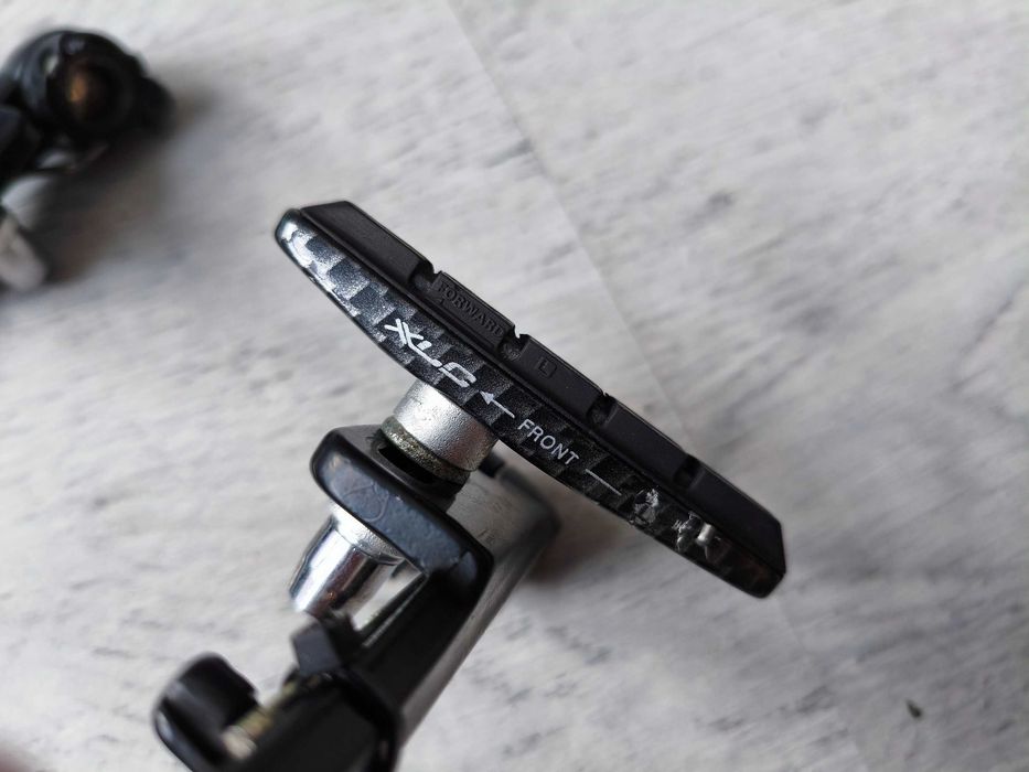 Hamulec V-Brake Saccon Aluminiowy | Klocki XLC Carbon | Lekkie 159g