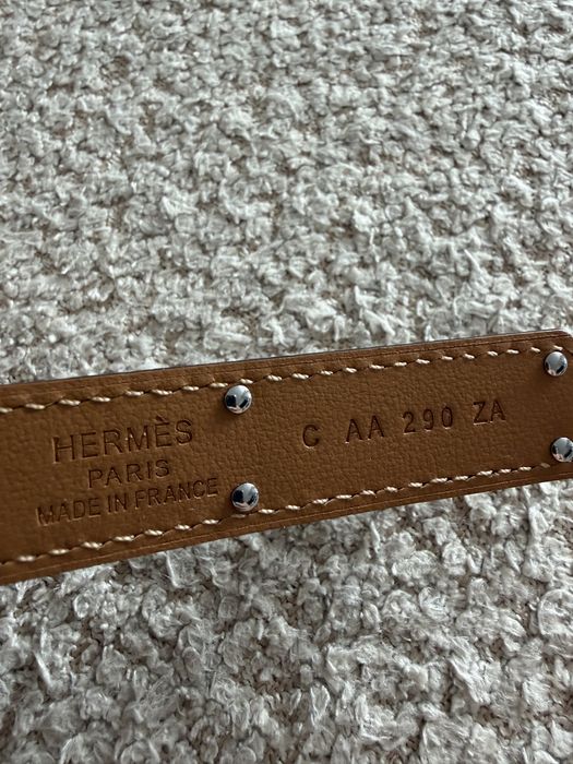 Pasek Hermes Kelly czarny epsom + pudełko