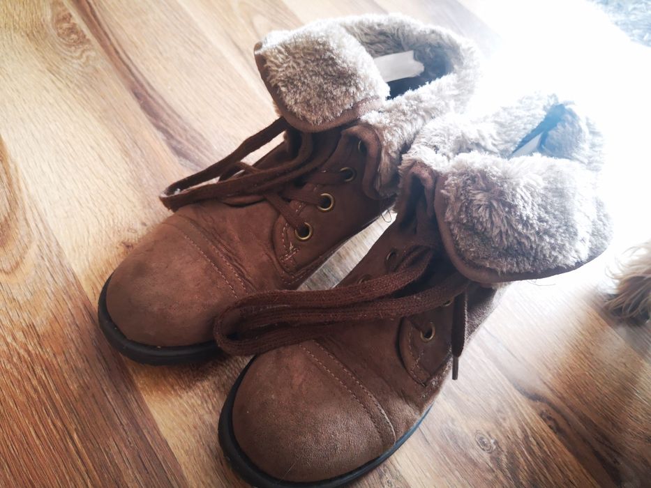 Buty brązowe zimowe rozmiar 37