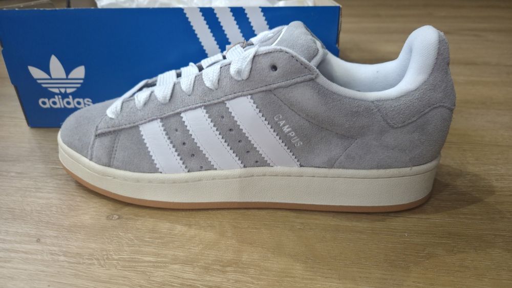 Nowe Adidasy Campus Szare Roz. 44 2/3