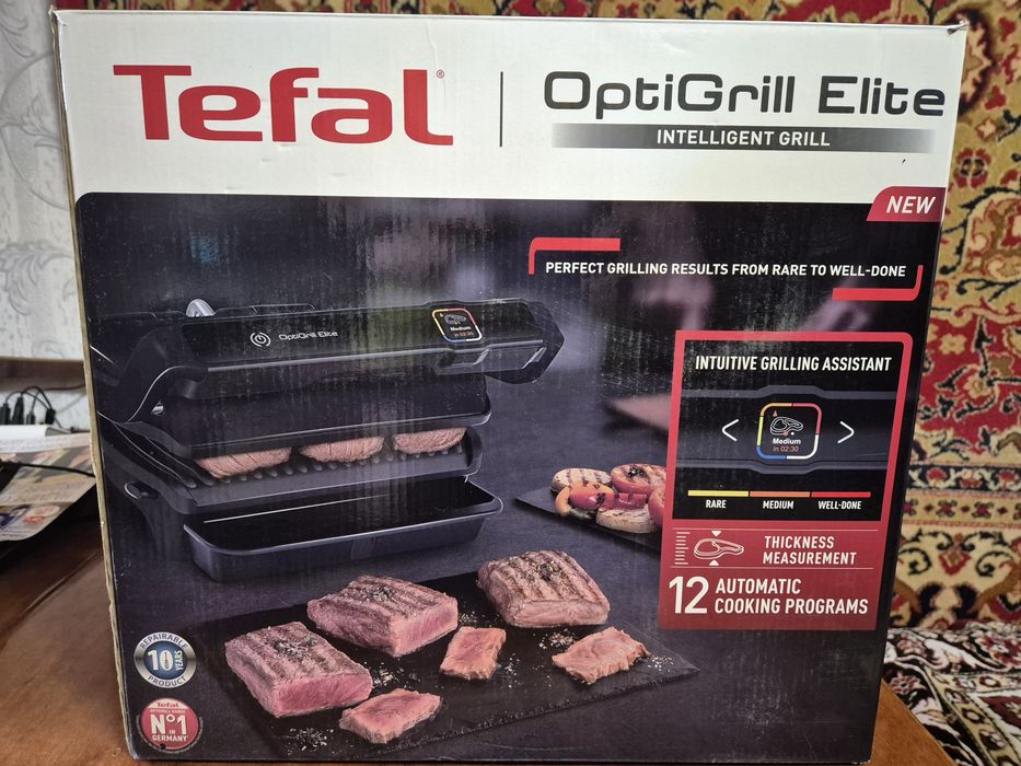 Гриль TEFAL OptiGrill Elite GC750830
