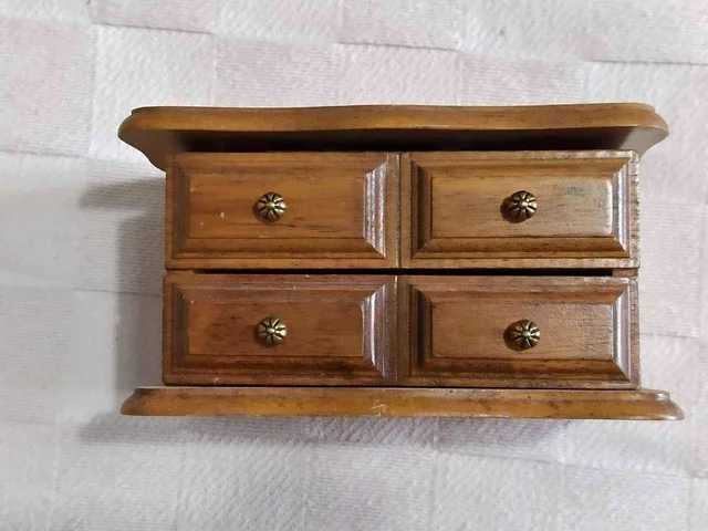 Guarda Joias Madeira Vintage