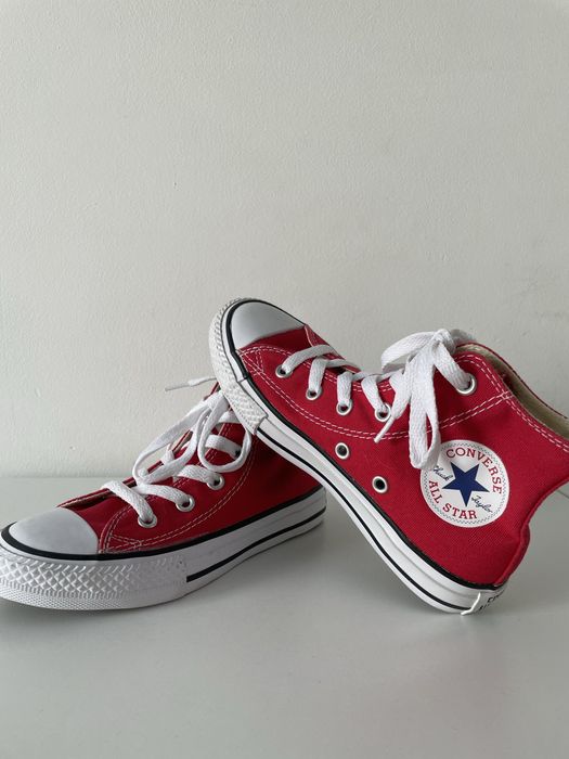 Converse-- czerwone trampki--roz.30-- 18,5 cm-- nowe