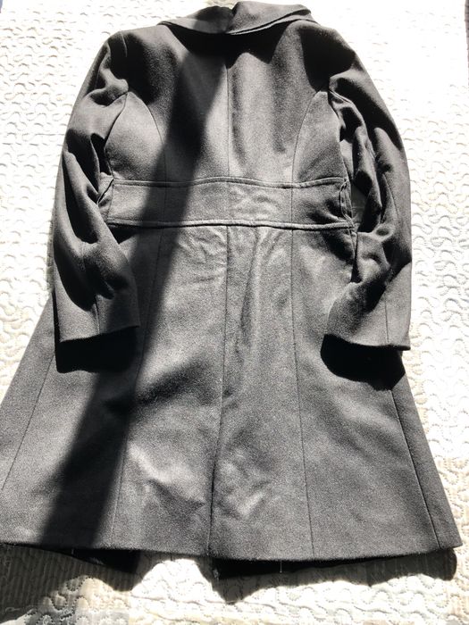Casaco preto comprido tamanho 36 (M)