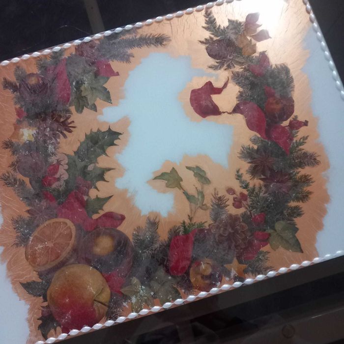 Pratos e Bandejas com motivos de Natal.