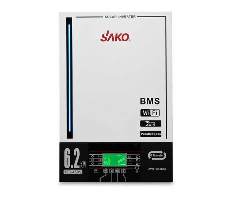 Гібридні інвертори  Sako sunpolo king 6.2 kw