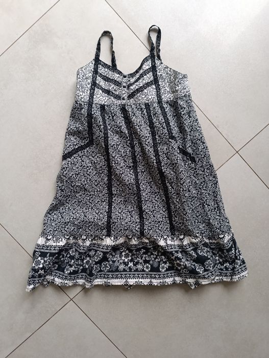 Sukienka na ramiączkach h&m plażowa 128