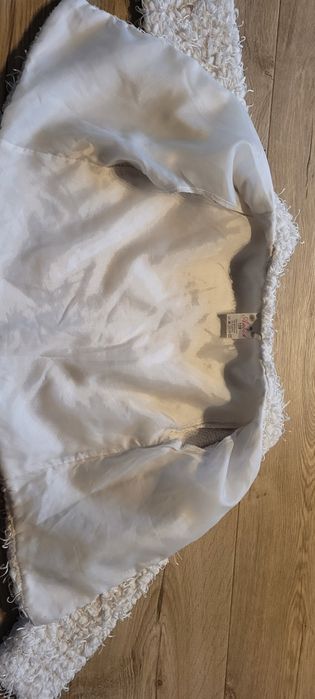 Bolerko białe na 128 cm