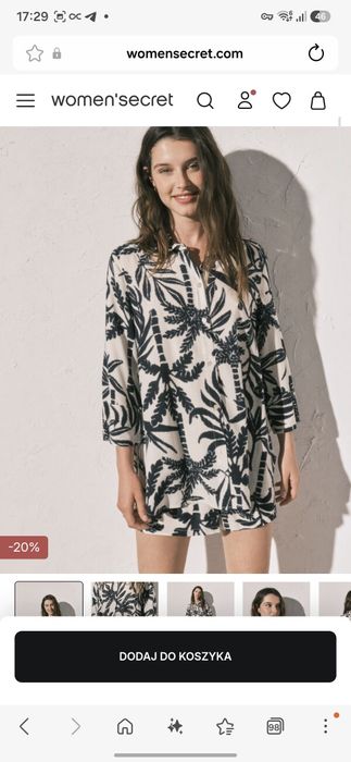 Women'sikret костюм шотри і сорочка