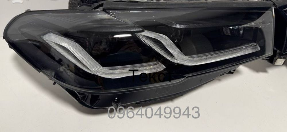 Фари BMW 5 G30 ADAPTIVE LED shadow line бмв серія 5 рест